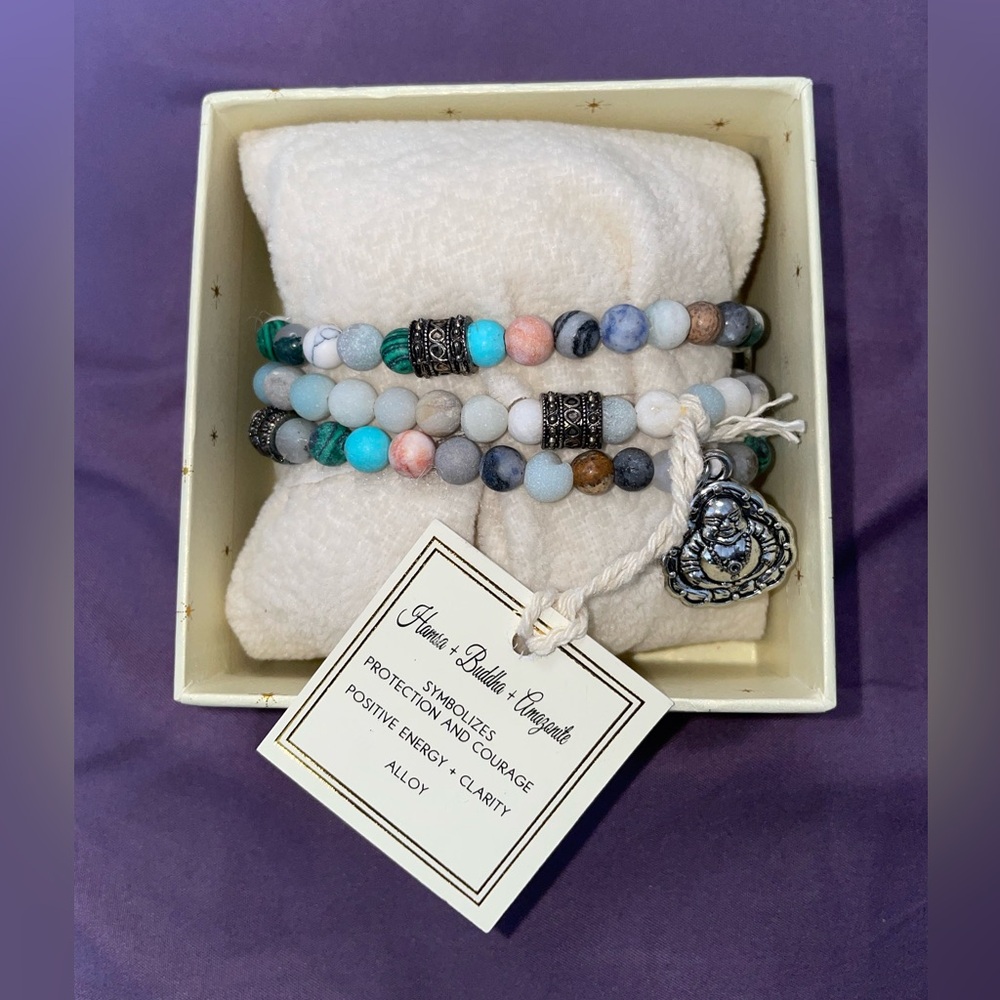 Multi-Color Beaded Bracelet Set
